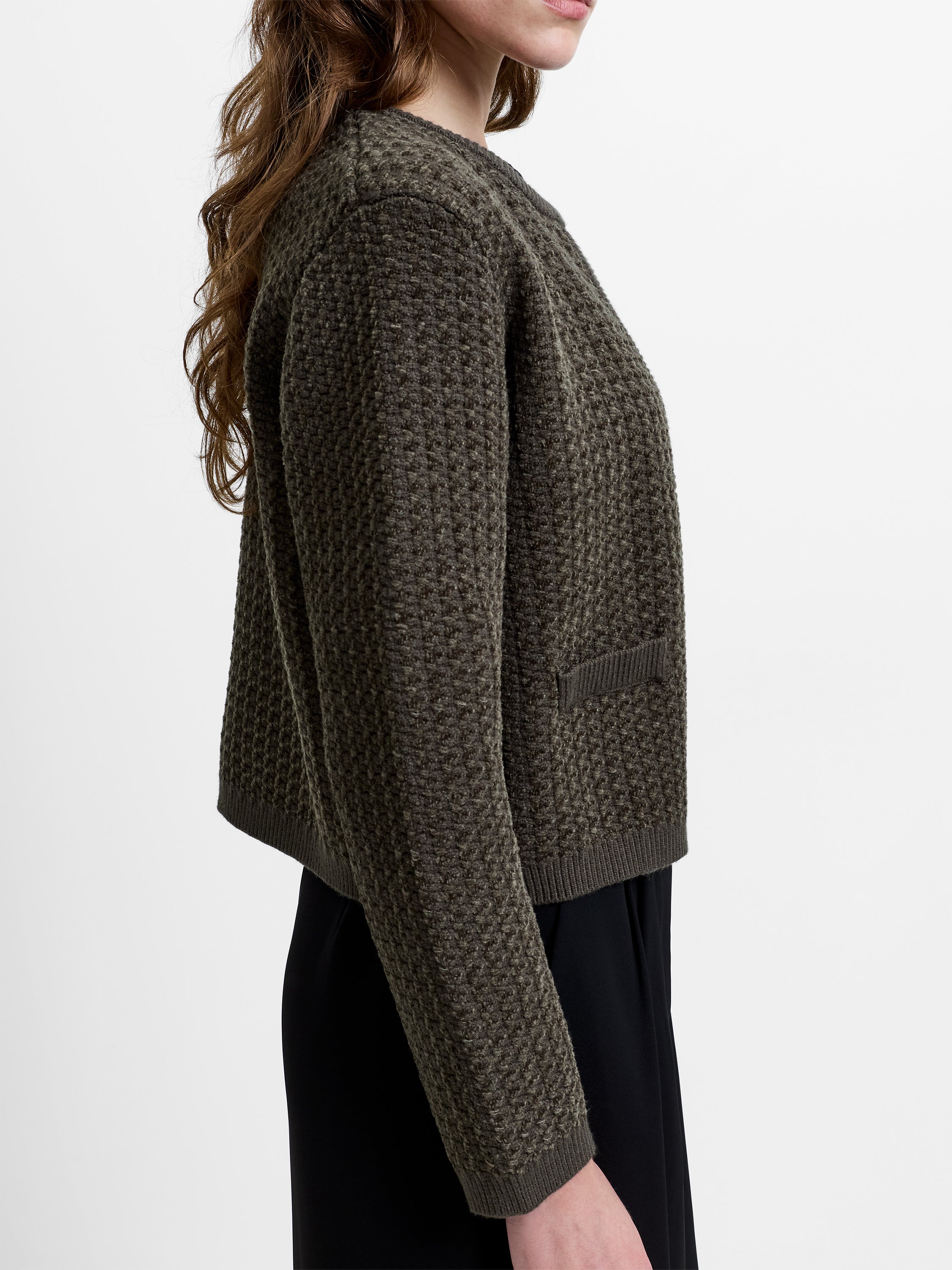 Noar Moss Stitch Knit Cardigan