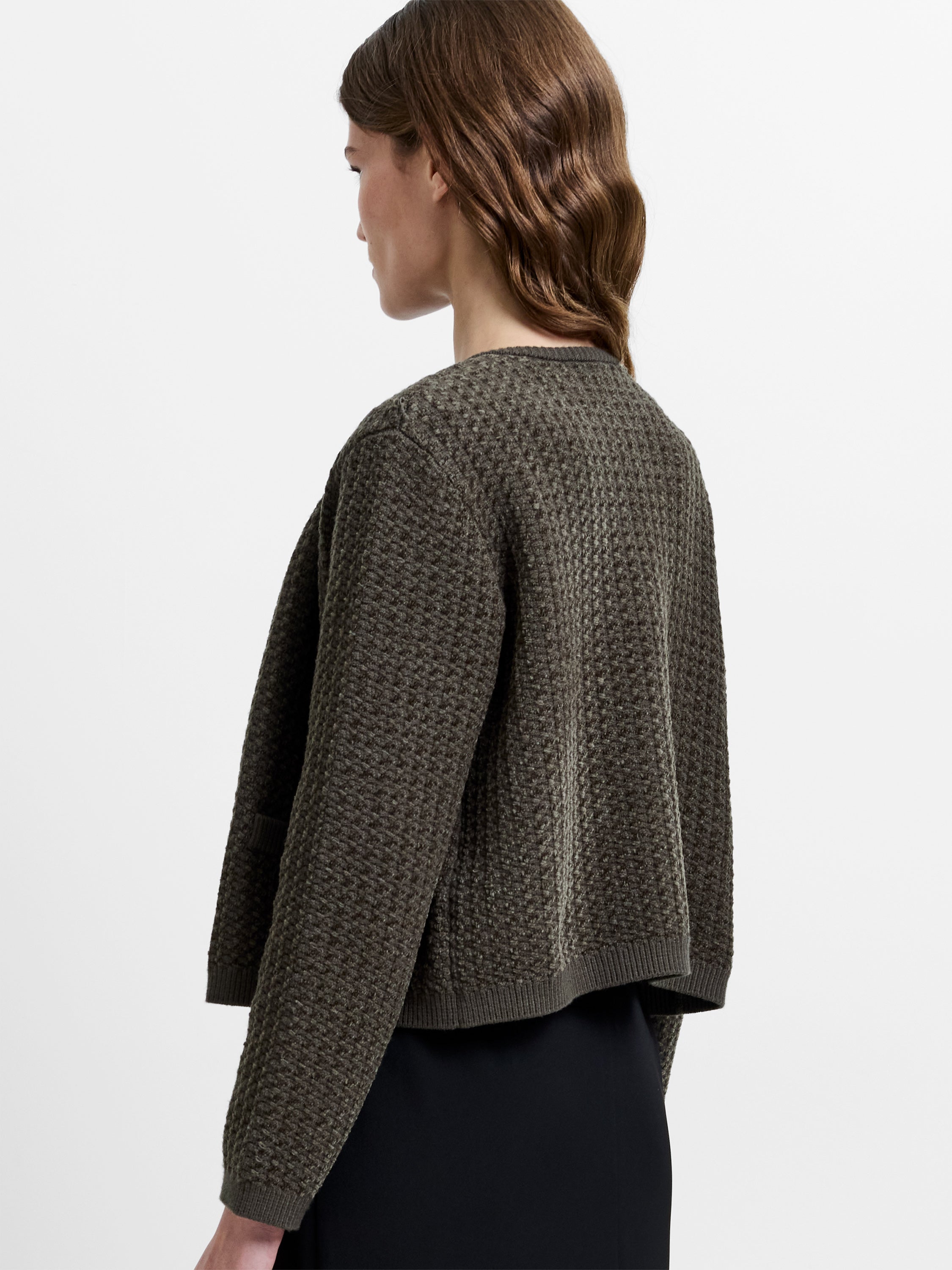 Noar Moss Stitch Knit Cardigan