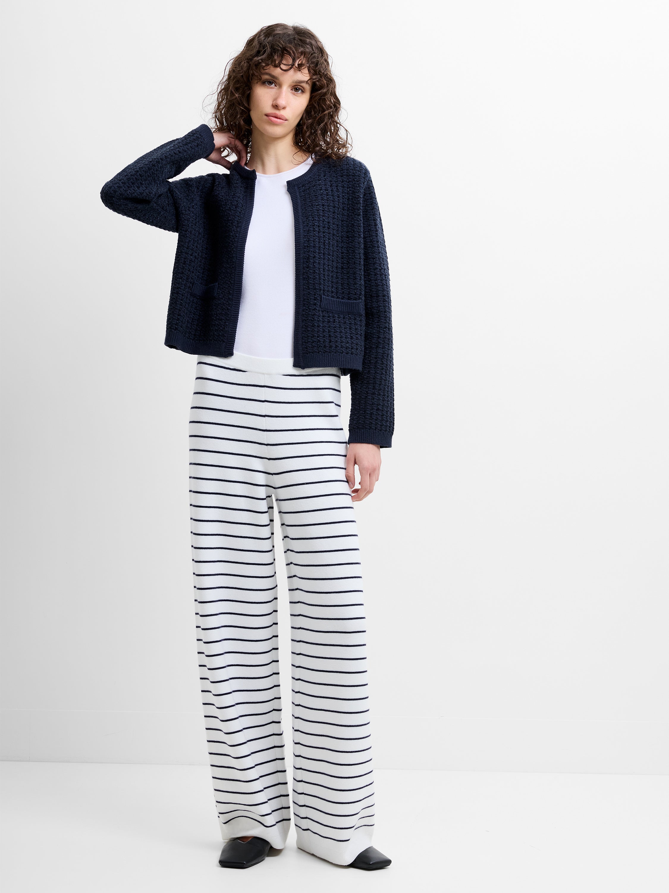 Noar Moss Stitch Knit Cardigan