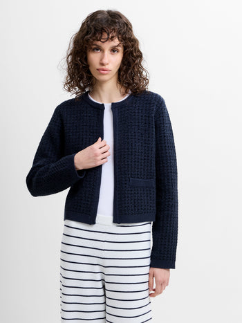 Noar Moss Stitch Knit Cardigan
