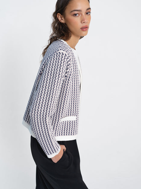 Noar Textured Knit Cardigan
