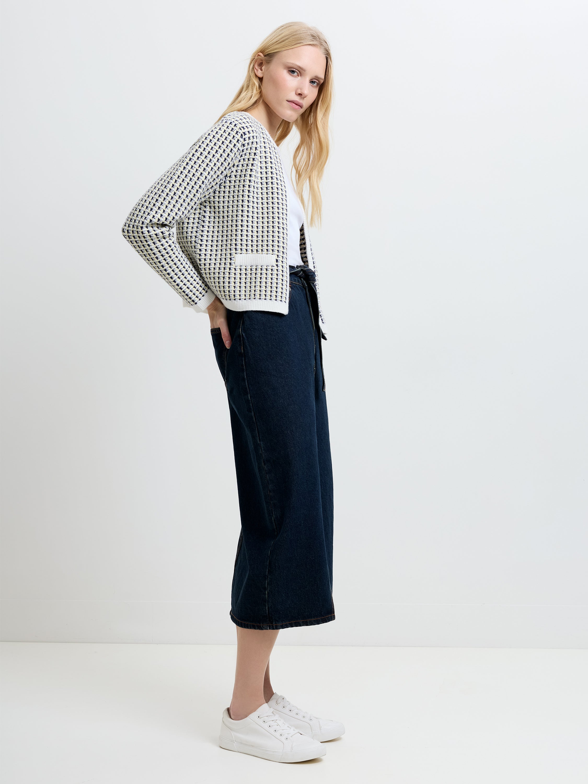 Noar Textured Knit Cardigan