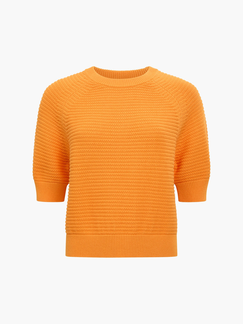 Lily Mozart Purl Knit Short Sleeve Jumper