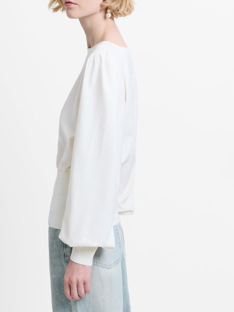 Krista Knit Slash Neck Jumper