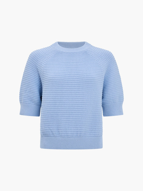 Lily Mozart Short Sleeve Purl Knit Jumper