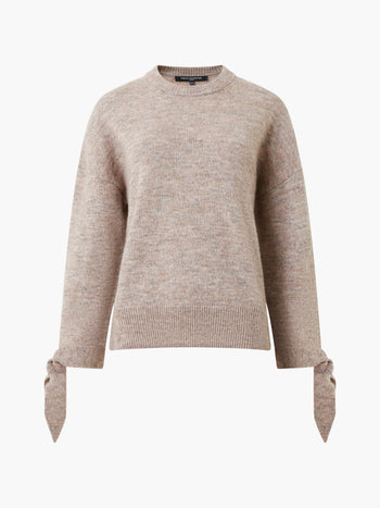 Kezia Recycled Tie Up Sleeve Jumper