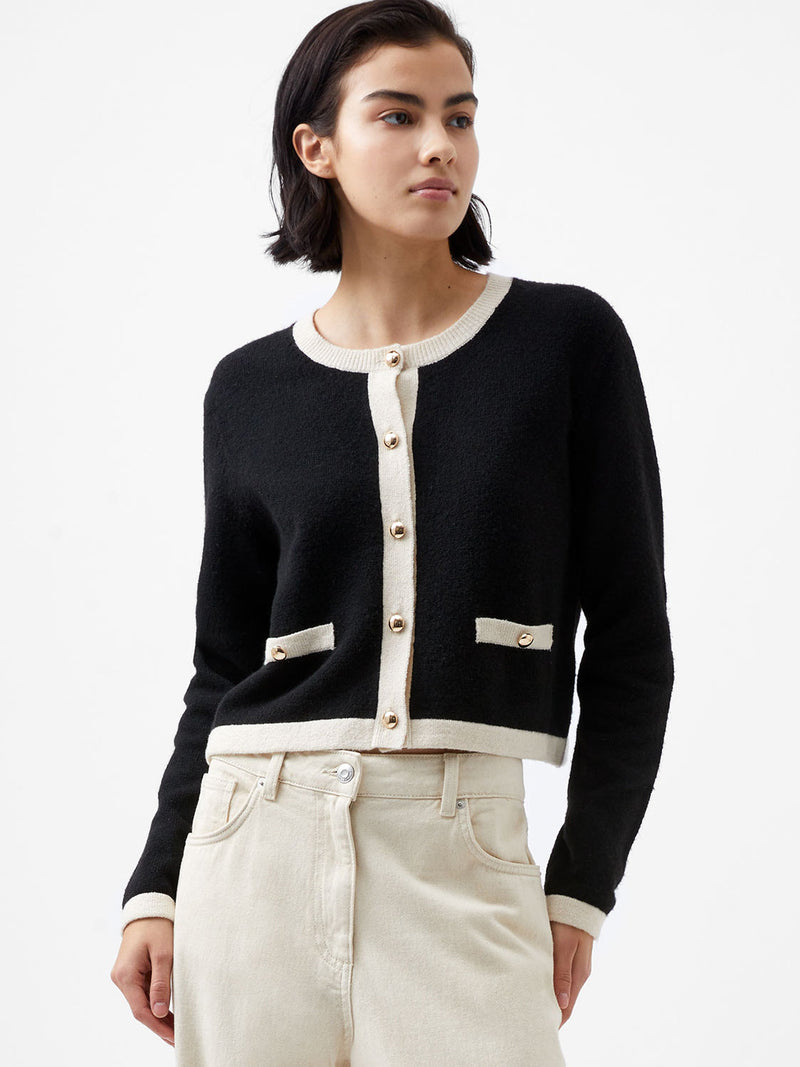 Vhari Recycled Contrast Cardigan