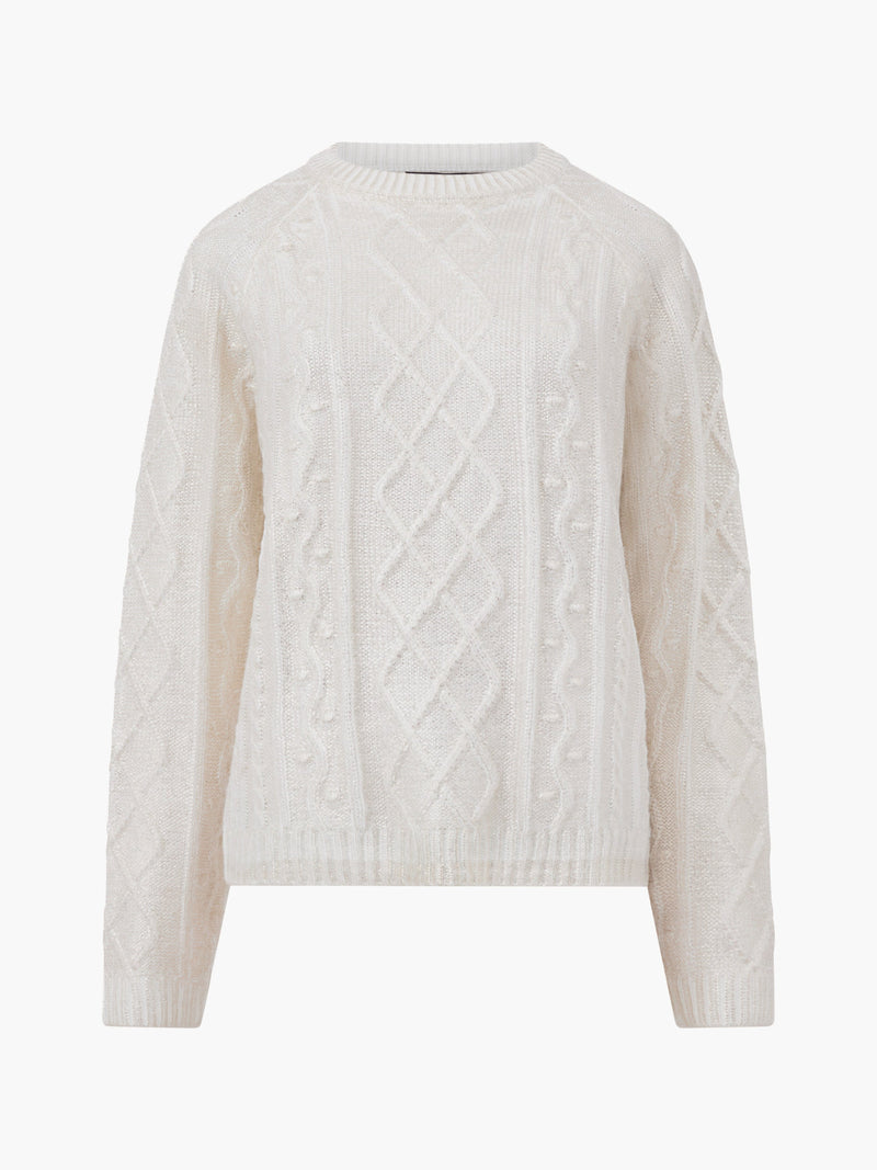 Otilia Foil Cable Knit Jumper