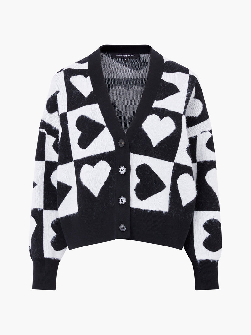 Julianna Heart Long Sleeve Cardigan