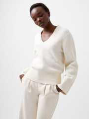 Melissa Boucle V-Neck Jumper