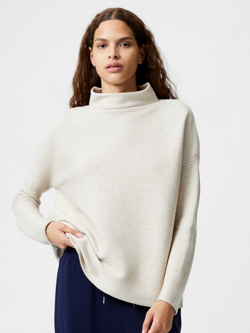 Babysoft Rib Mock Neck Jumper French Connection EU