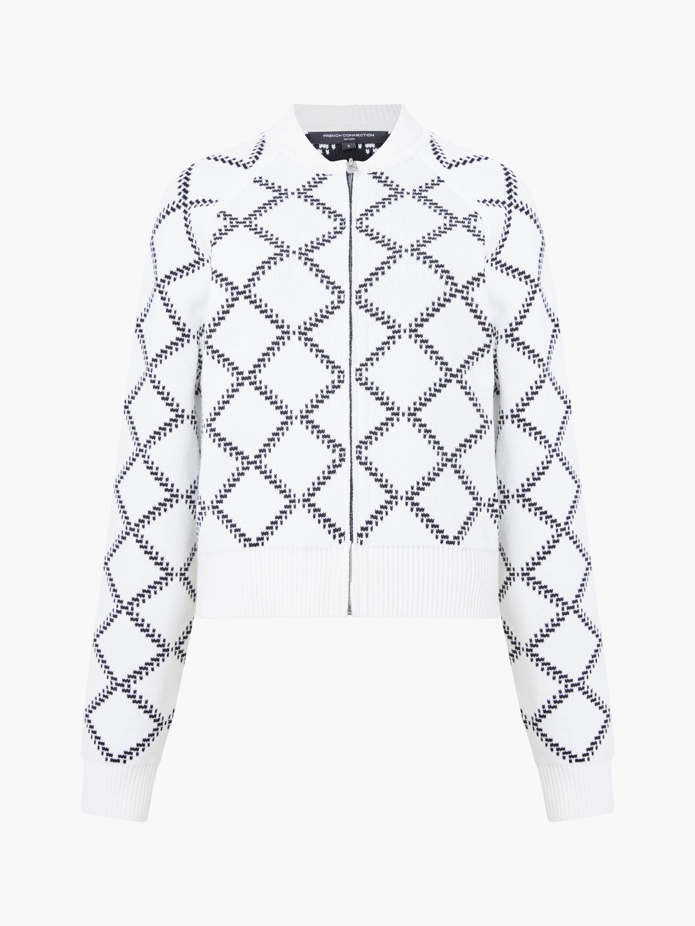 Odessa Reversible Checked Zip Up Cardigan