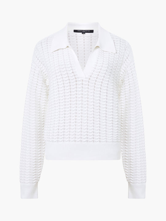 Mozart Knitted Long Sleeve Polo Shirt