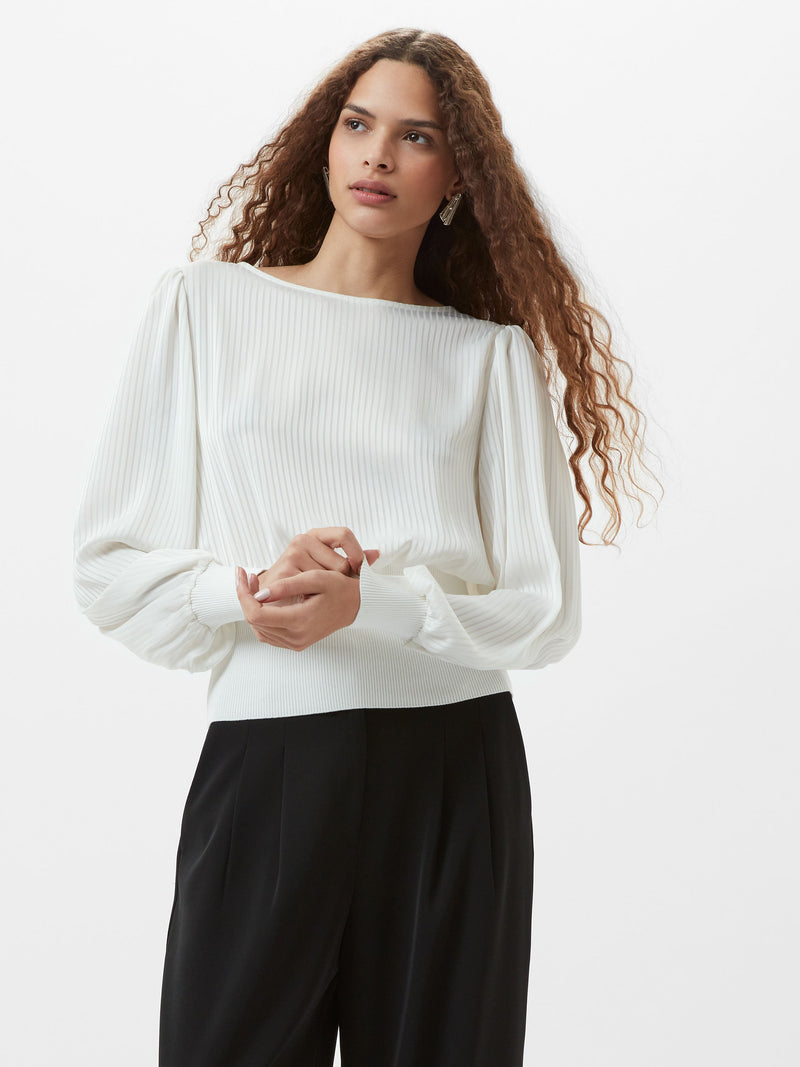 Krista Nevis Slash Neck Top