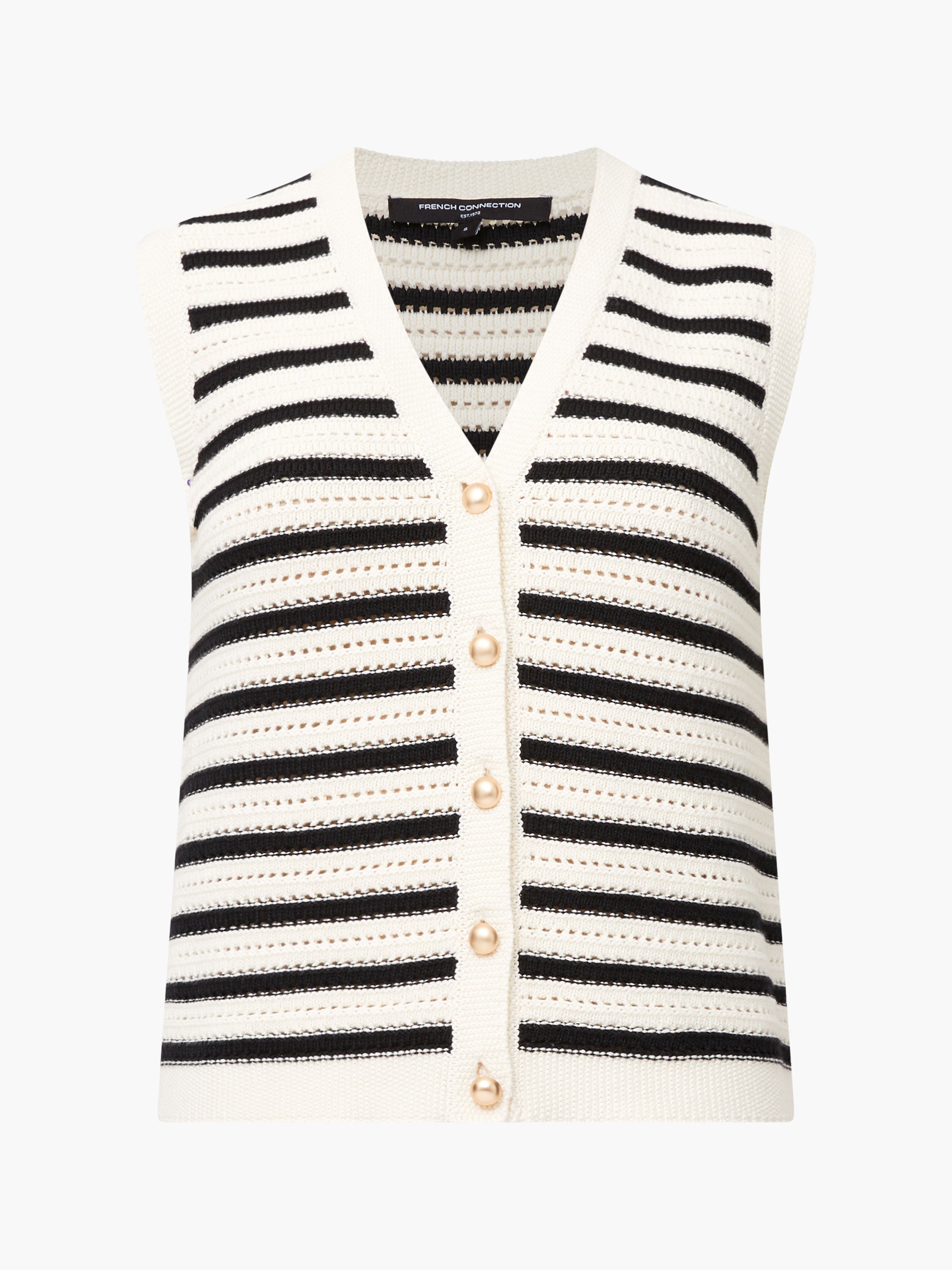 Lumi Mozart Stripe Knit Waistcoat