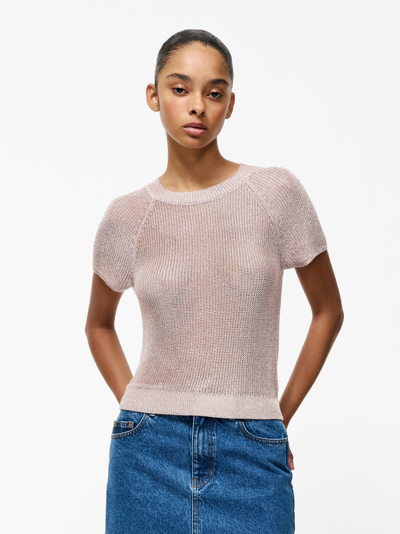 Jada Short Sleeve Bow Back Jumper