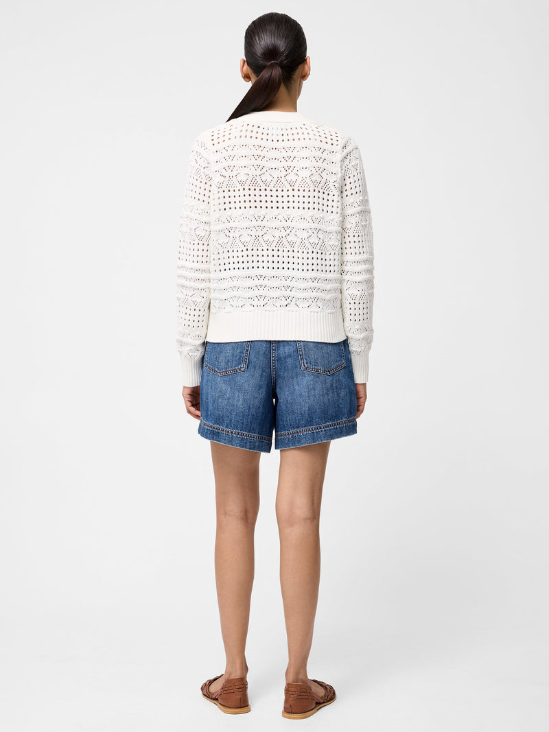 Crochet Bobble Knit Cardigan