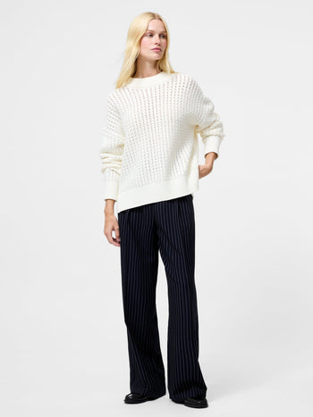 Varli Mock Neck Open Stitch Jumper