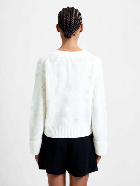 Joss Long Sleeve V Neck Jumper