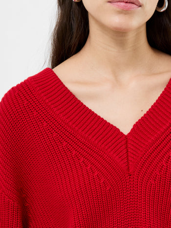 Joss Long Sleeve V Neck Jumper