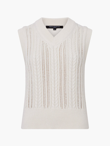 Glinda Cable Knit Vest