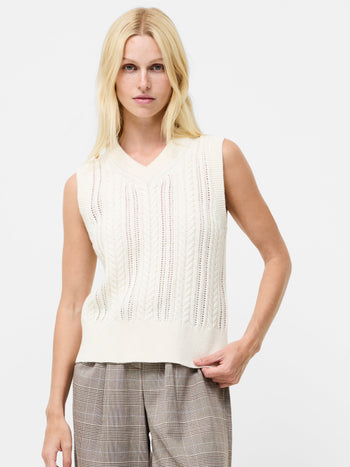 Glinda Cable Knit Vest