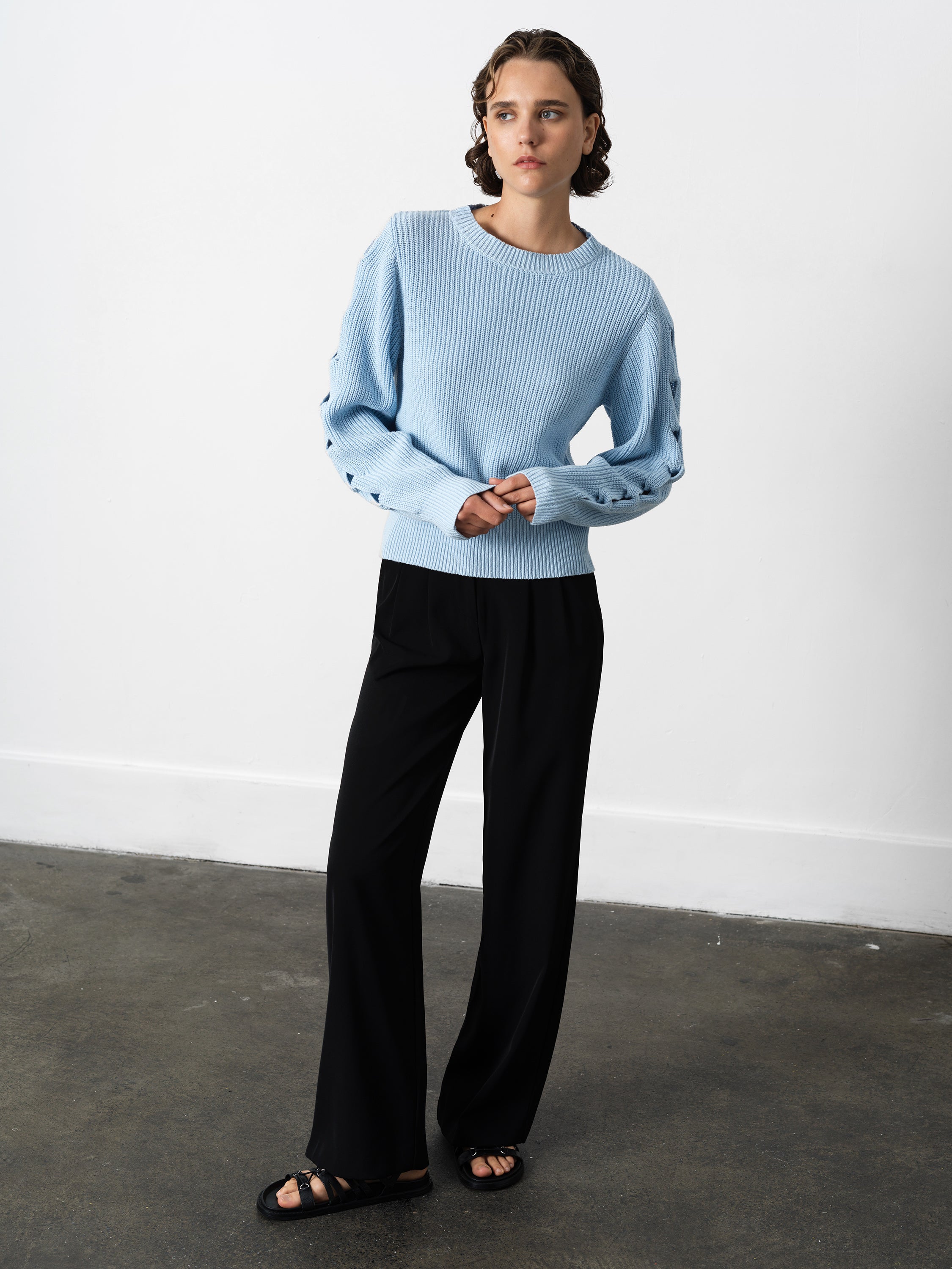 Glinda Braid Sleeve Jumper