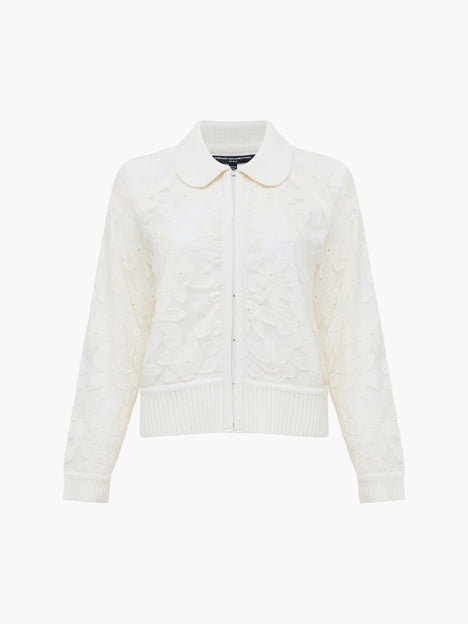 Diella Knit Applique Cardigan