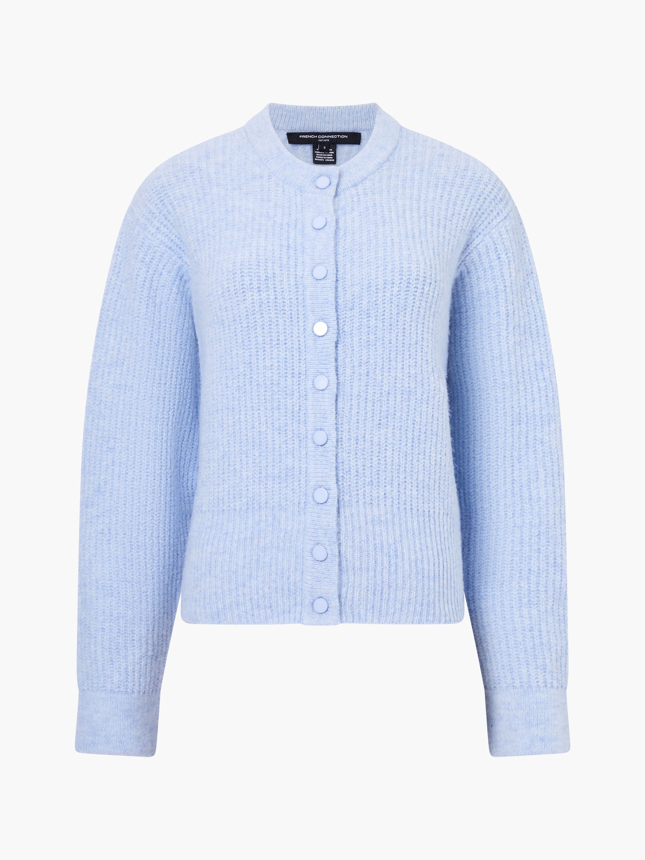Kezia Recycled Knit Long Sleeve Cardigan Arctic Blue | French Kezia Recycled Knit Long Sleeve Cardigan Arctic Blue | French