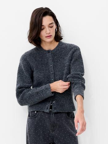 Kezia Recycled Knit Long Sleeve Cardigan