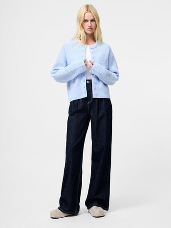 Kezia Recycled Knit Long Sleeve Cardigan