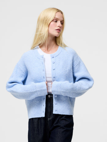 Kezia Recycled Knit Long Sleeve Cardigan