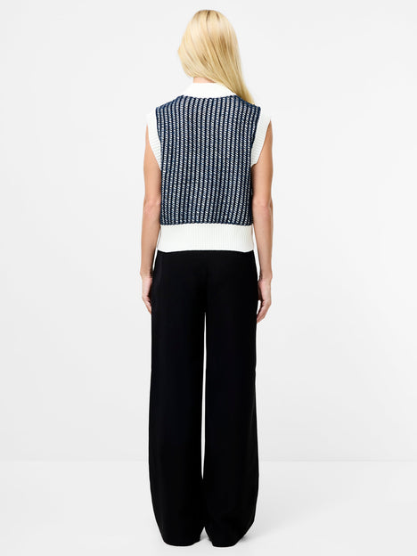 Klara Sleeveless Zip Up Knit Jumper