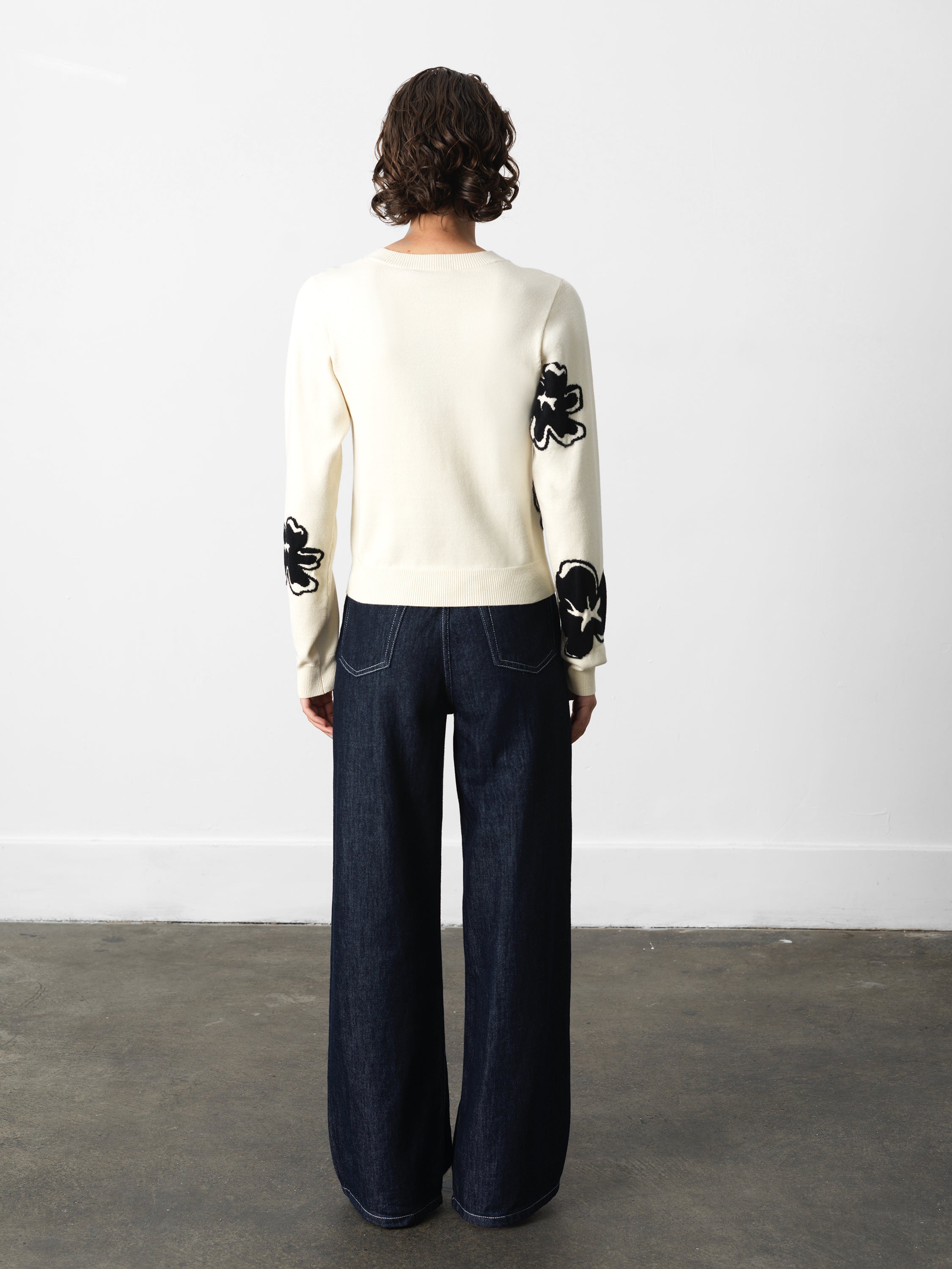 Paislee Floral Jacquard Jumper