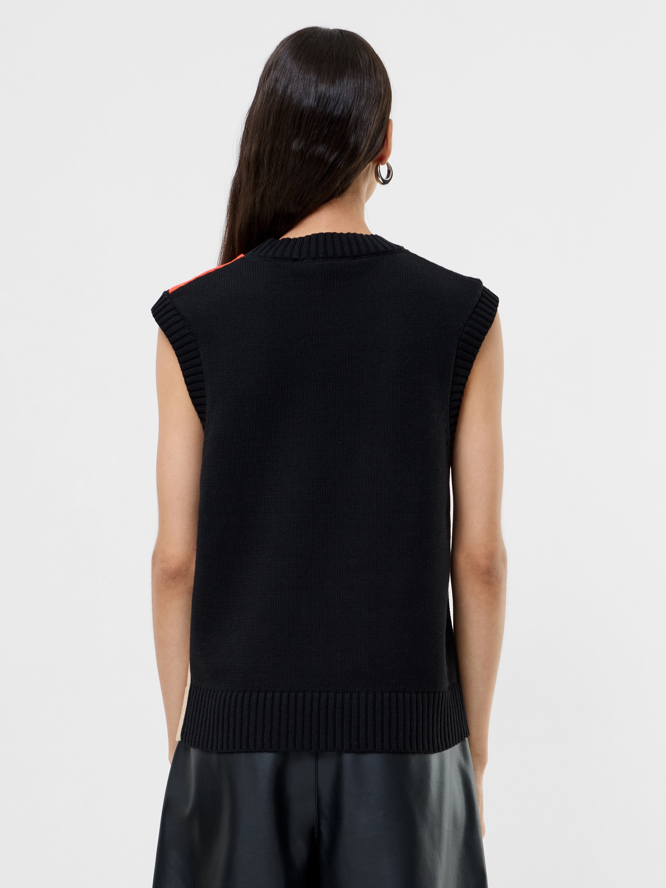 Varli Colour Blocking Knit Vest | French Connection EU