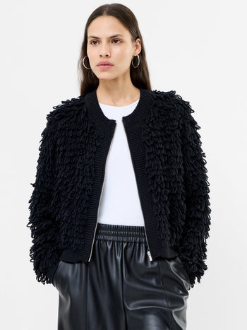 Mali Looped Fringe Knit Jacket