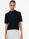 Kezia Recycled Short Sleeve Mock Neck Jumper