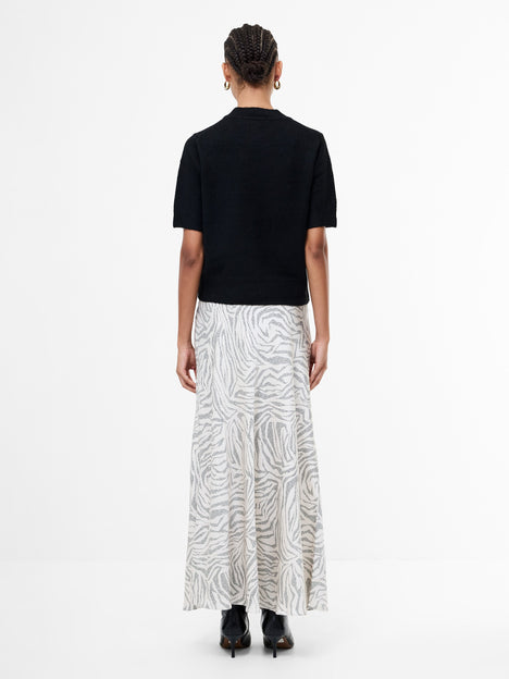 Kezia Recycled Short Sleeve Mock Neck Jumper