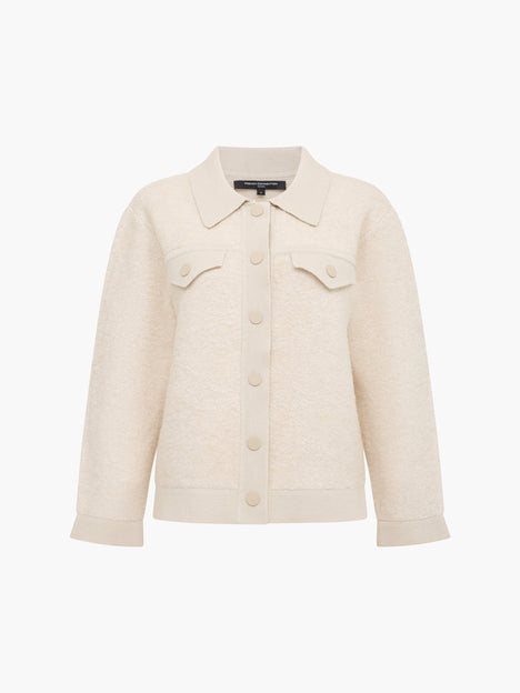 Ramira Long Sleeve Boucle Knit Jacket