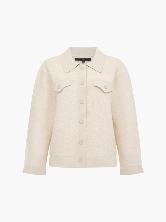 Ramira Long Sleeve Boucle Knit Jacket