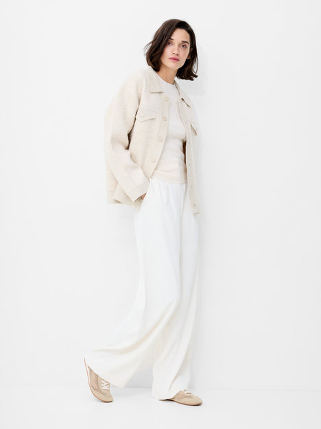 Ramira Long Sleeve Boucle Knit Jacket