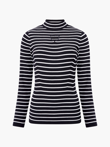 Melrose Heart Cut Out Long Sleeve Jumper