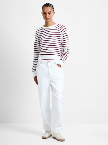 Lily Mozart Stripe Crew Neck Jumper