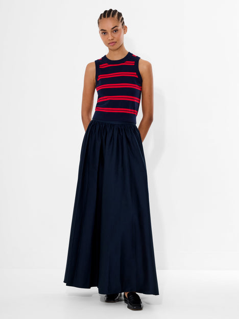 Padma Fine Knit Striped Vest