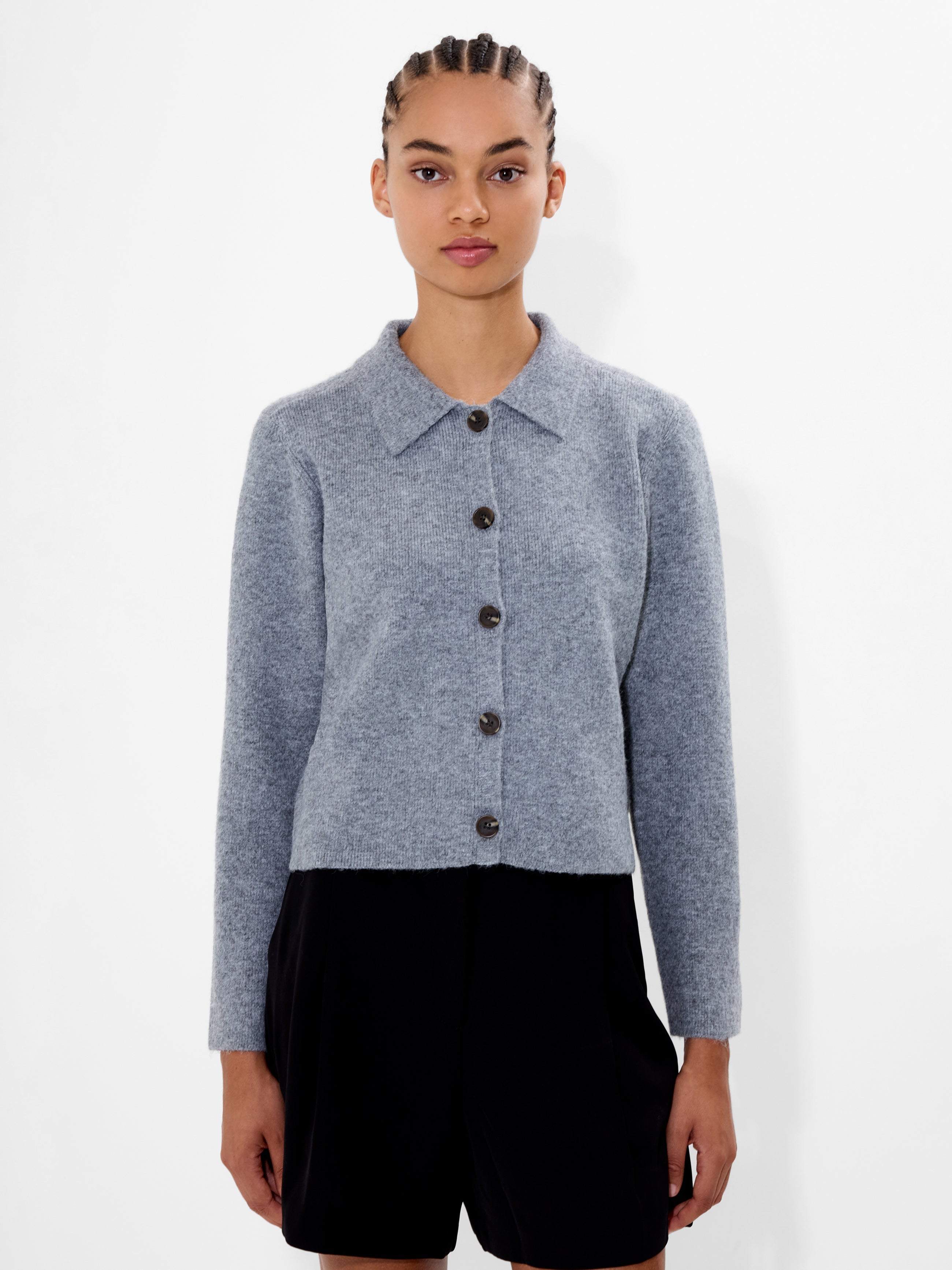 Ellie Knit Collared Cardigan
