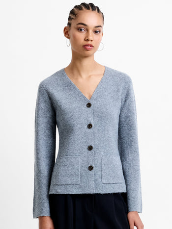 Ellie Knit V Neck Cardigan