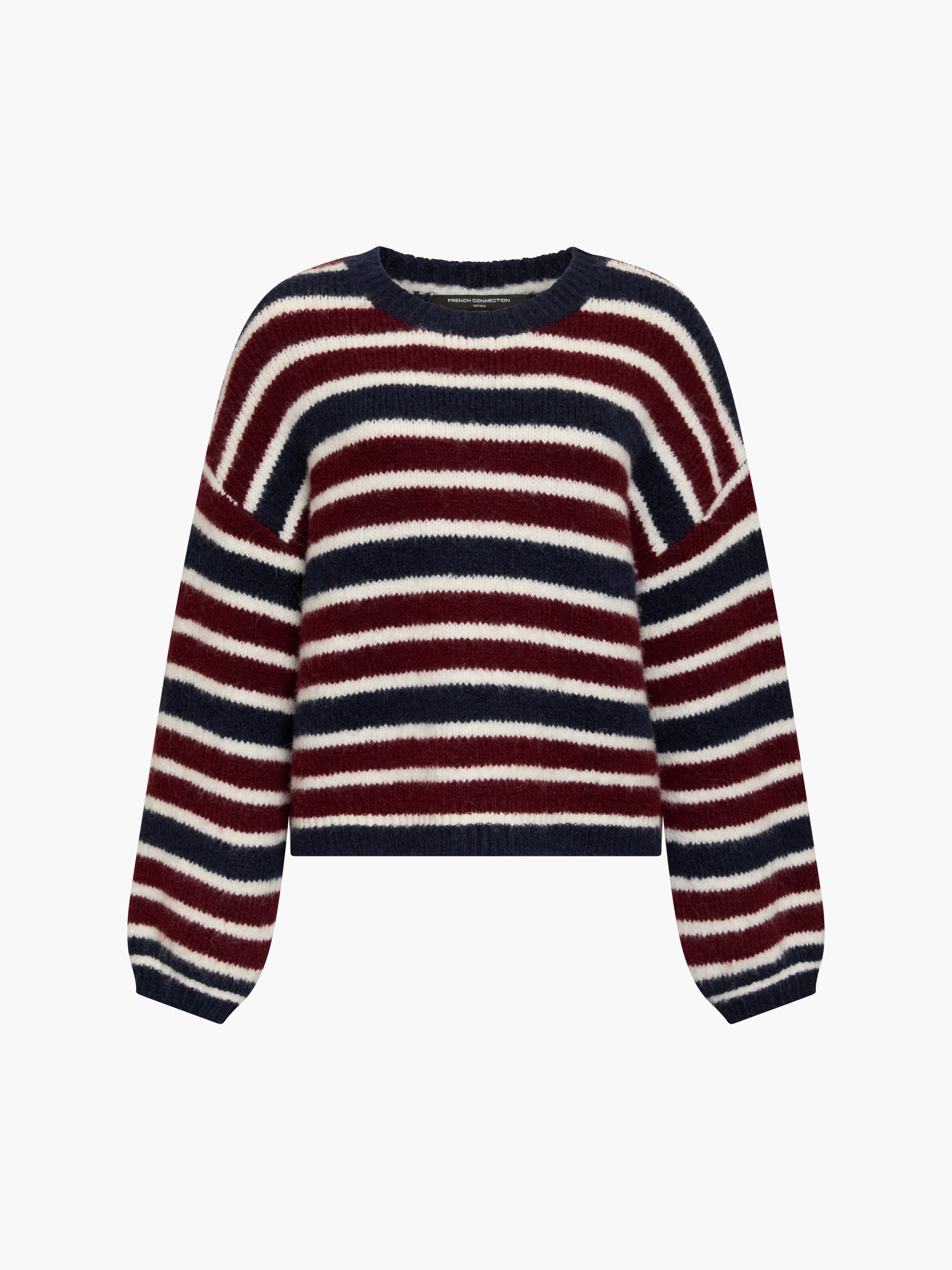Chunky Alpaca Stripe Pullover Jumper