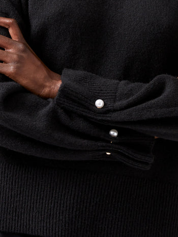 Kezia Pearl Cuff Detail Jumper