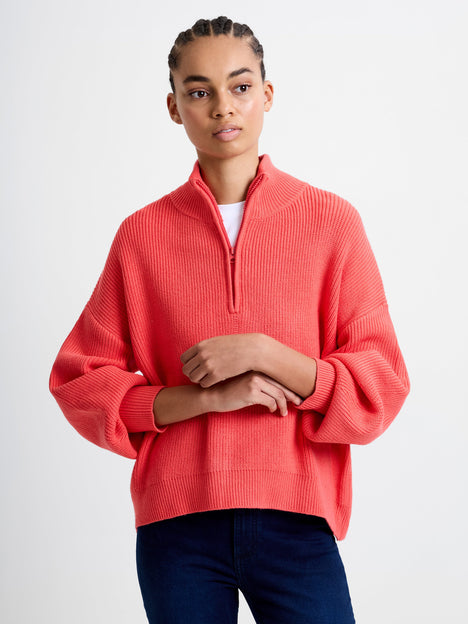 Babysoft Half Zip Knit Jumper