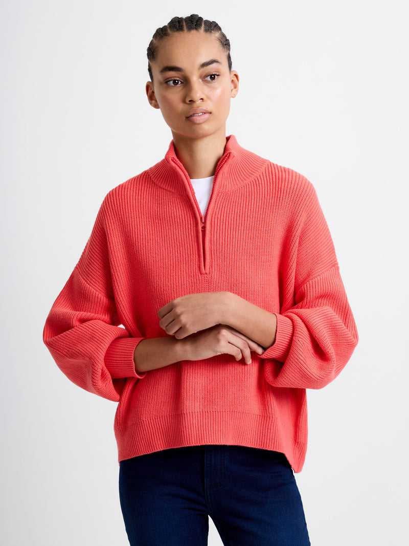 Babysoft Half Zip Knit Jumper